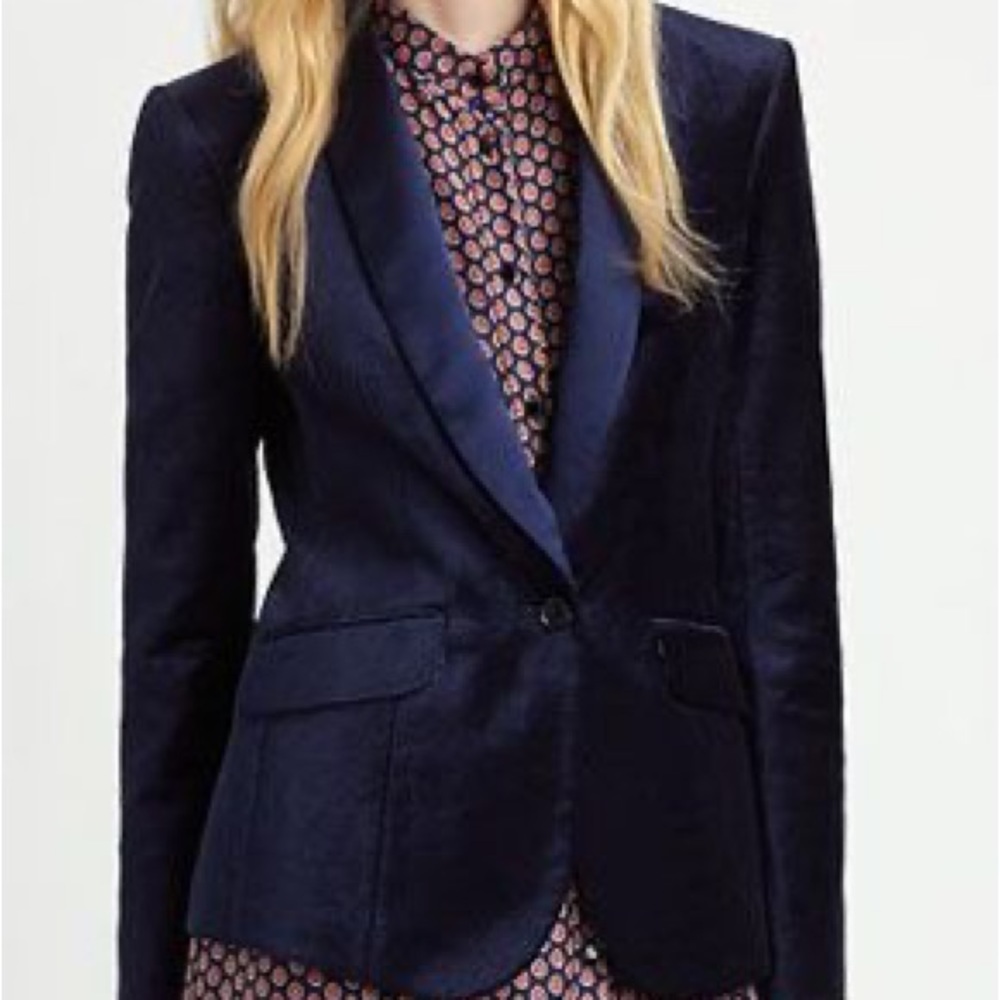 Elizabeth and James Velvet Blazer